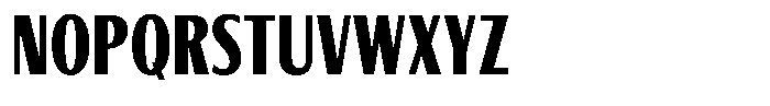 Harney Regular Font UPPERCASE