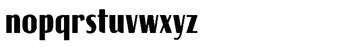 Harney Regular Font LOWERCASE
