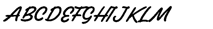 Harney Script Regular Font UPPERCASE