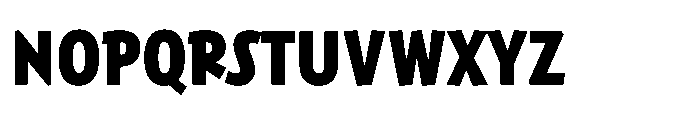 Harri Sans Condensed Extra Bold Font UPPERCASE