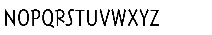 Harri Sans Condensed Light Font UPPERCASE