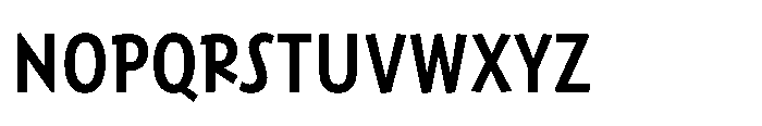 Harri Sans Condensed Medium Font UPPERCASE
