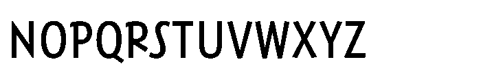 Harri Sans Condensed Regular Font UPPERCASE