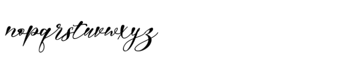 Harriella Italic Font LOWERCASE