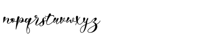 Harriella Regular Font LOWERCASE