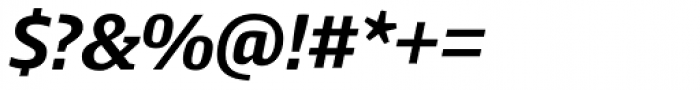 Harrison Serif Pro Bold Italic Font OTHER CHARS