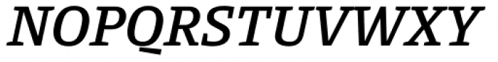 Harrison Serif Pro Medium Italic Font UPPERCASE