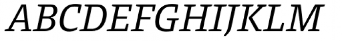 Harrison Serif Pro Regular Italic Font UPPERCASE