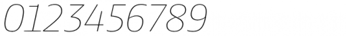 Harrison Serif Pro Thin Italic Font OTHER CHARS