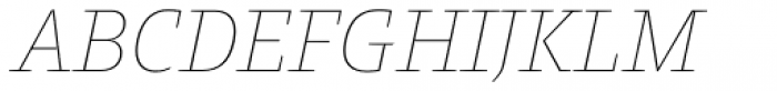 Harrison Serif Pro Thin Italic Font UPPERCASE
