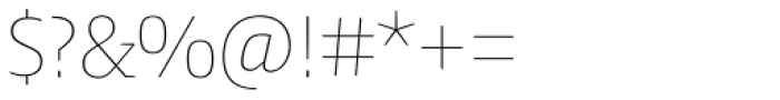 Harrison Serif Pro Thin Font OTHER CHARS