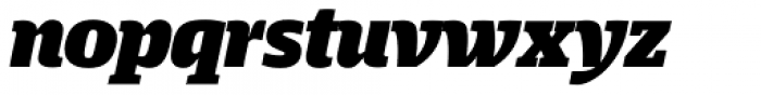 Harrison Serif Pro Ultra Italic Font LOWERCASE
