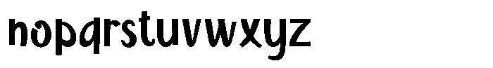 Harshika Regular Font LOWERCASE