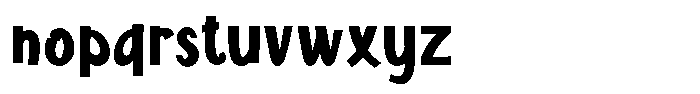 Harshika Semi Bold Font LOWERCASE