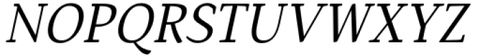 Hartia Medium Italic Font UPPERCASE