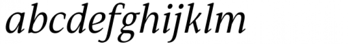 Hartia Medium Italic Font LOWERCASE