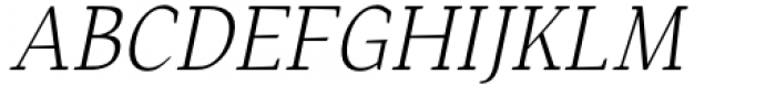 Hartia Regular Italic Font UPPERCASE