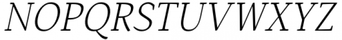 Hartia Regular Italic Font UPPERCASE