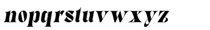 Hartigan Expanded Italic Font LOWERCASE