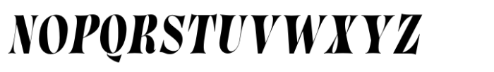 Hartigan Semi Condensed Italic Font UPPERCASE