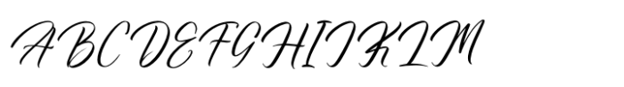 Harttemon Alisthera Regular Font UPPERCASE