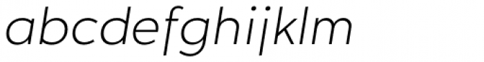 Hartwell Alt Light Italic Font LOWERCASE