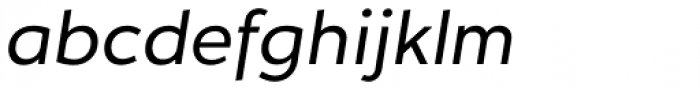 Hartwell Medium Italic Font LOWERCASE
