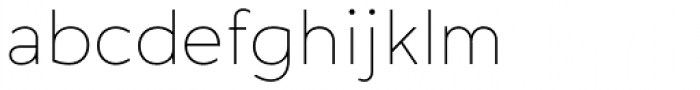 Hartwell Thin Font LOWERCASE