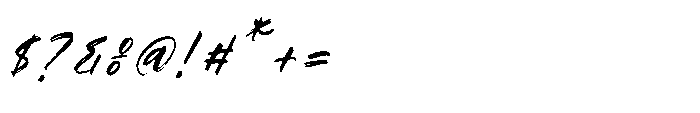 Haruki Stroke Italic Font OTHER CHARS