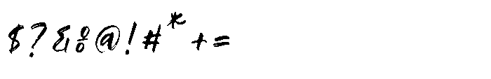 Haruki Stroke Regular Font OTHER CHARS
