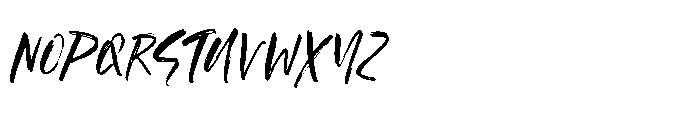 Haruki Stroke Regular Font UPPERCASE