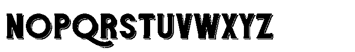 Harvest Time Shadow Font LOWERCASE