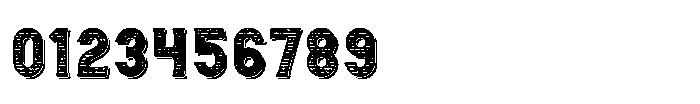 Harvest Time Texture Shadow Font OTHER CHARS