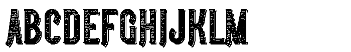 Harvest Time Texture Shadow Font UPPERCASE