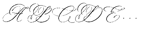 Harvintelis Italic Font UPPERCASE