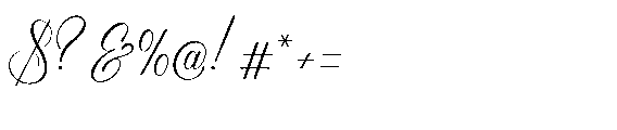 Harvintelis Regular Font OTHER CHARS