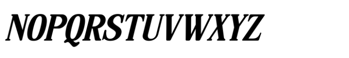 Hasbor Italic Font UPPERCASE