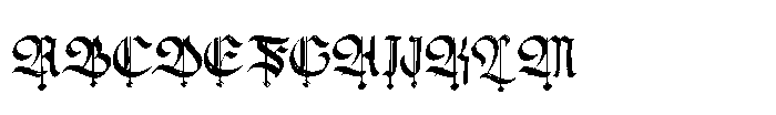 Hasfegia Font UPPERCASE