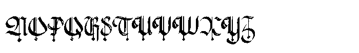 Hasfegia Font UPPERCASE