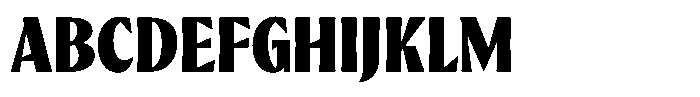 Hasior Bold Font UPPERCASE