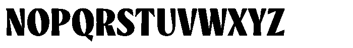 Hasior Bold Font UPPERCASE