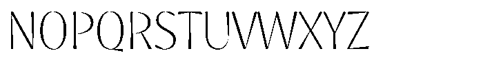 Hasior Thin Font UPPERCASE
