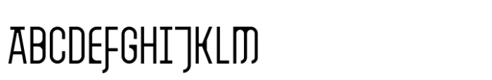 Haskuld Condensed Font UPPERCASE