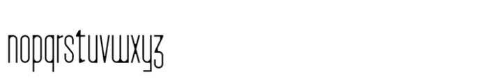 Haskuld Extra Condensed Light Font LOWERCASE