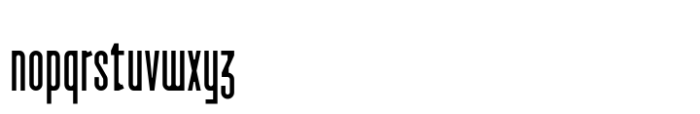 Haskuld Extra Condensed Font LOWERCASE