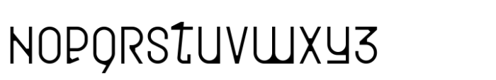 Haskuld Regular Font UPPERCASE