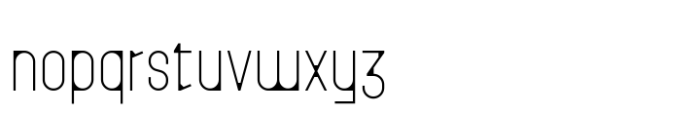 Haskuld Semi Condensed Light Font LOWERCASE