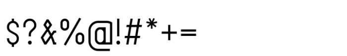 Haskuld Semi Condensed Font OTHER CHARS