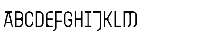 Haskuld Semi Condensed Font UPPERCASE