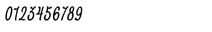 Hasmuter Italic Font OTHER CHARS
